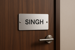 Name Plate for Home Door: Why a Personalized Stainless Steel Name Plate Is the Perfect Choice