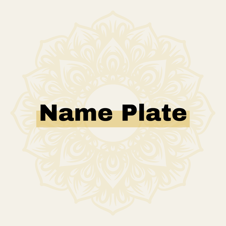 name plate for home entrance outdoor