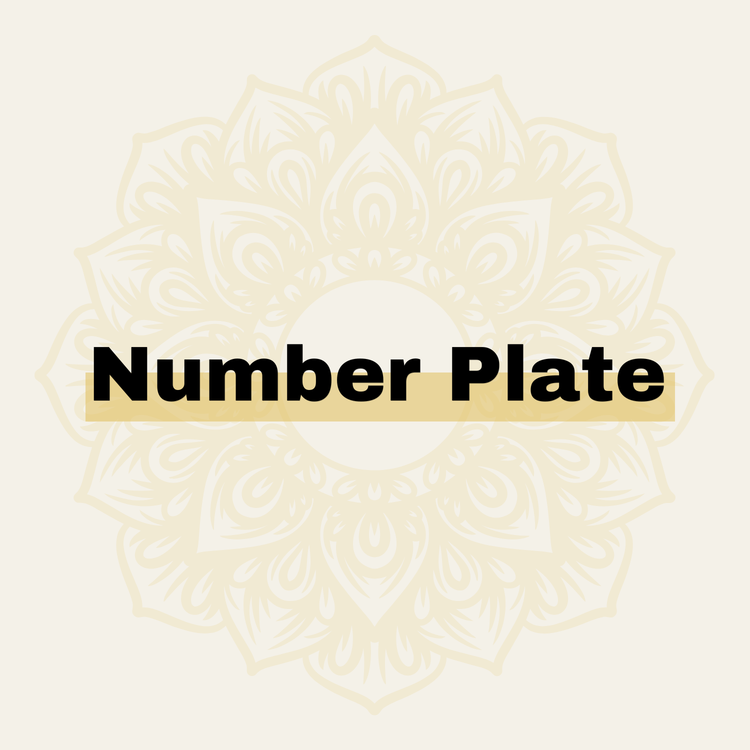 Number Plate