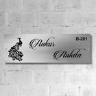 Peacock Stainless Steel Nameplate for Home office Outdoor Entrance