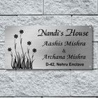 House Name Plate Design for Main Gate in Stainless Steel